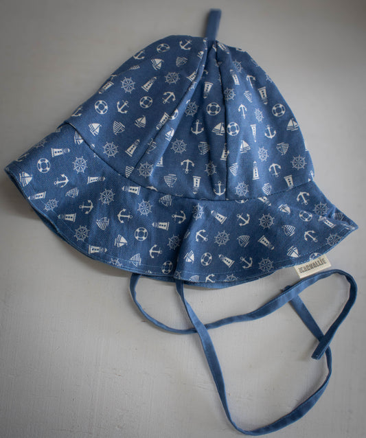 Anchor & Lighthouse Sun Hat