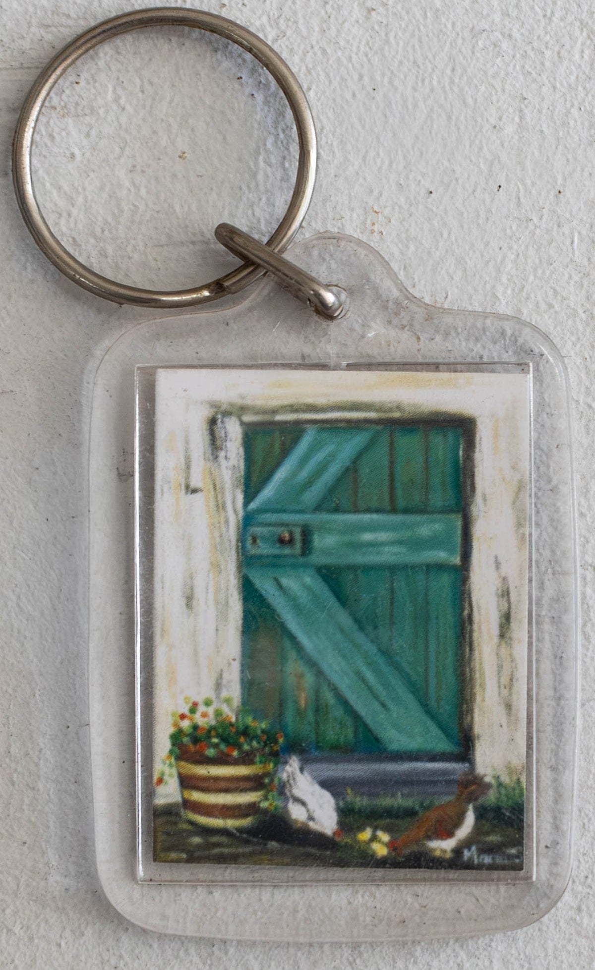 Rustic Cottage Stable Door Keychain