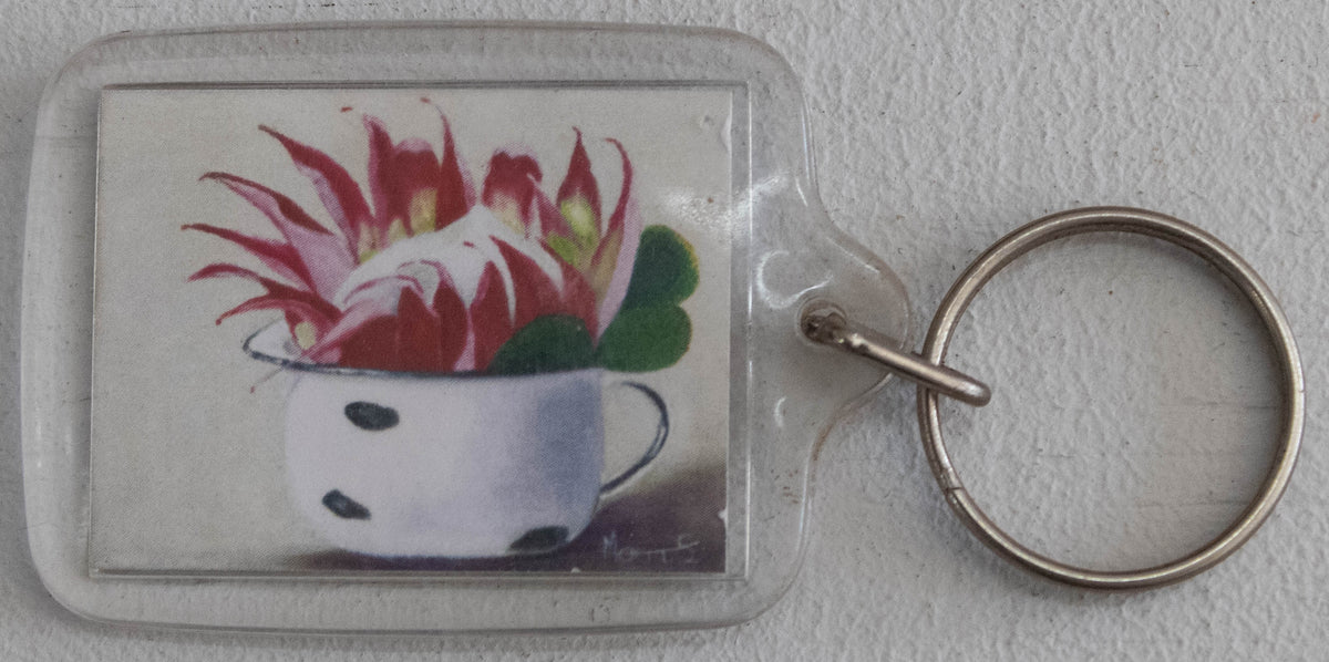 King Protea in Enamel Mug Keychain