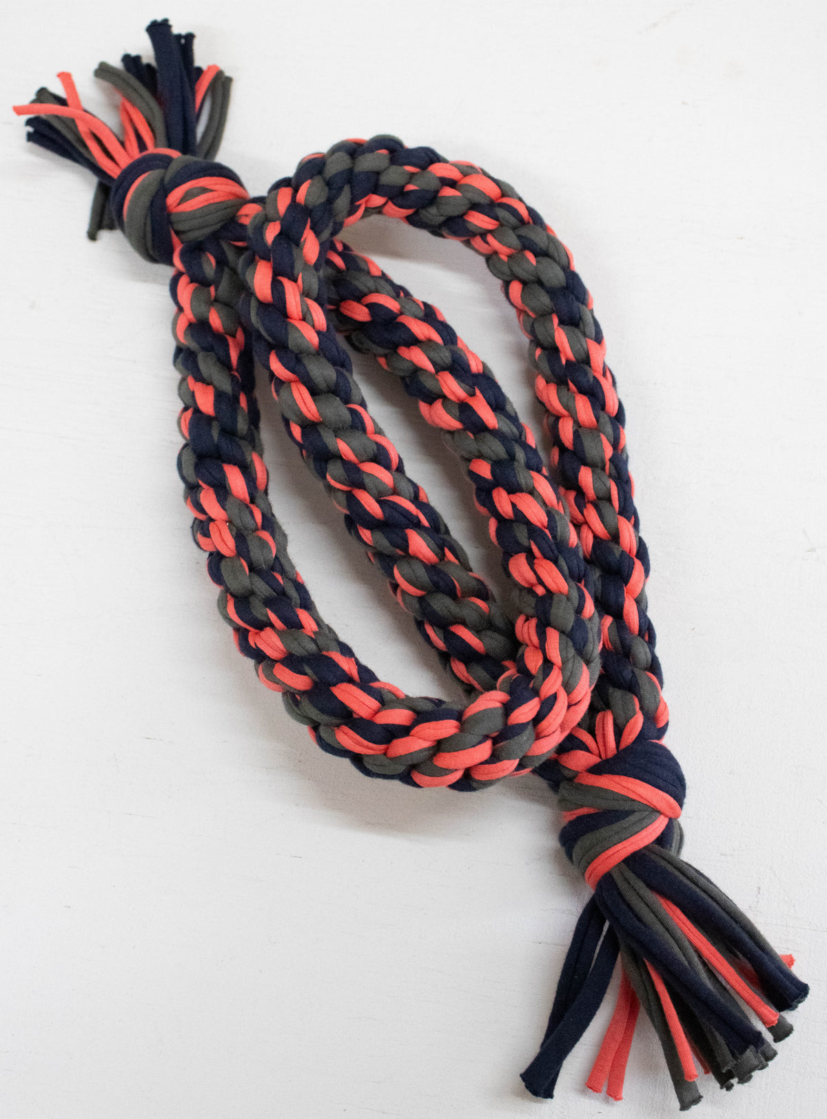 Eco-Weave Infinity Loop Tug pink & green