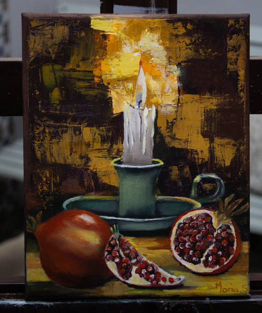 Candlelight and Pomegranates