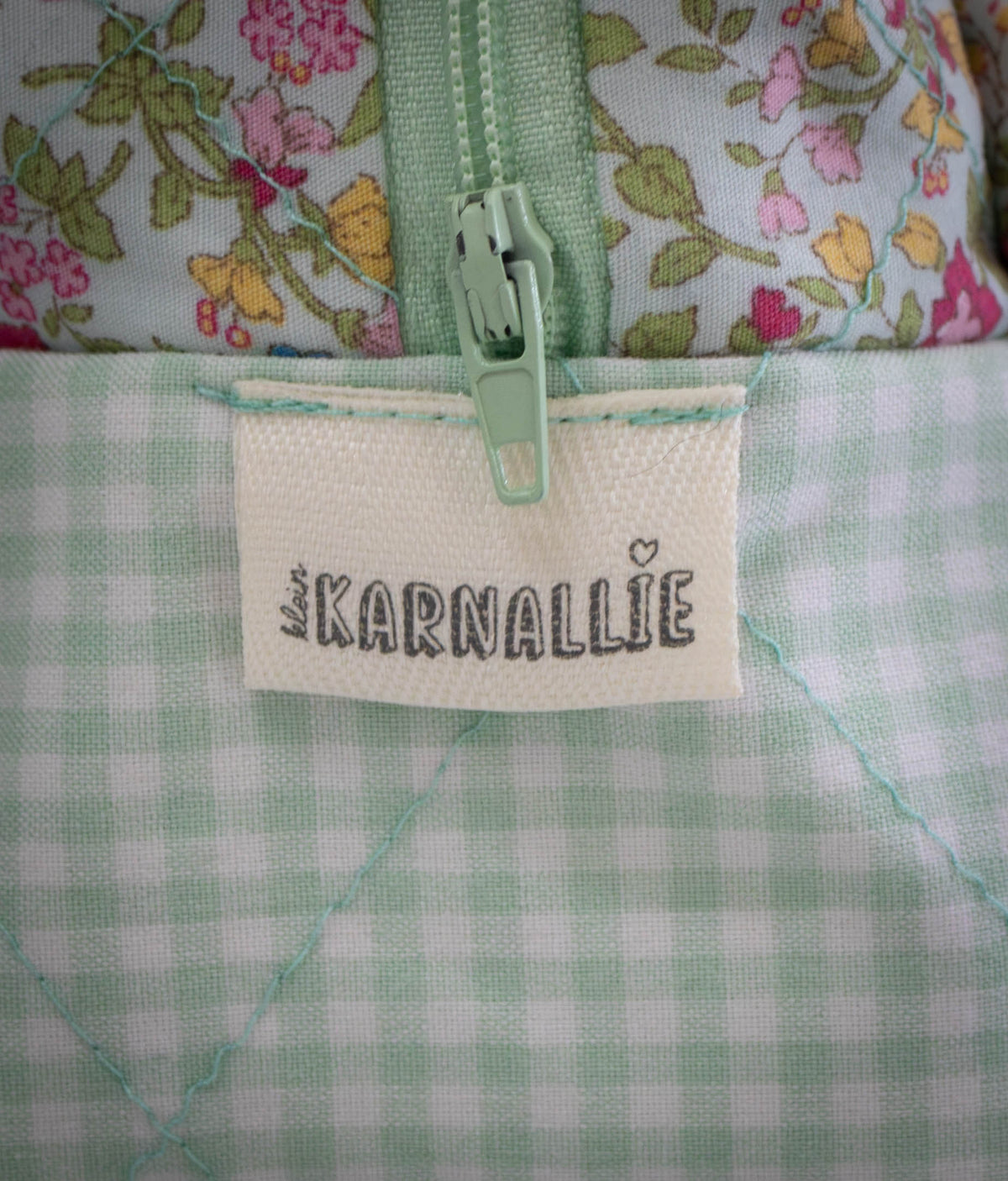 Quilted Floral Toiletry Bag