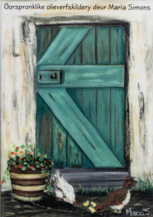 Rustic Cottage Stable Door Fridge Magnet
