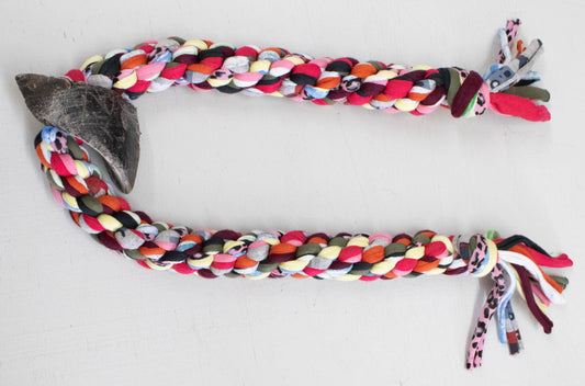 Hoof Tug & Chew pink & red