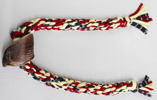 Hoof Tug & Chew red & yellow
