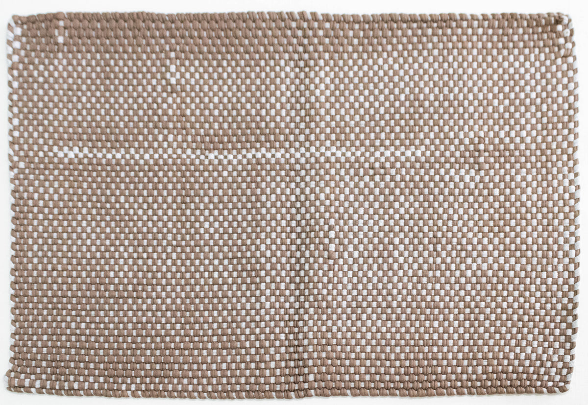 Eco-Friendly Soft Taupe & White Mat