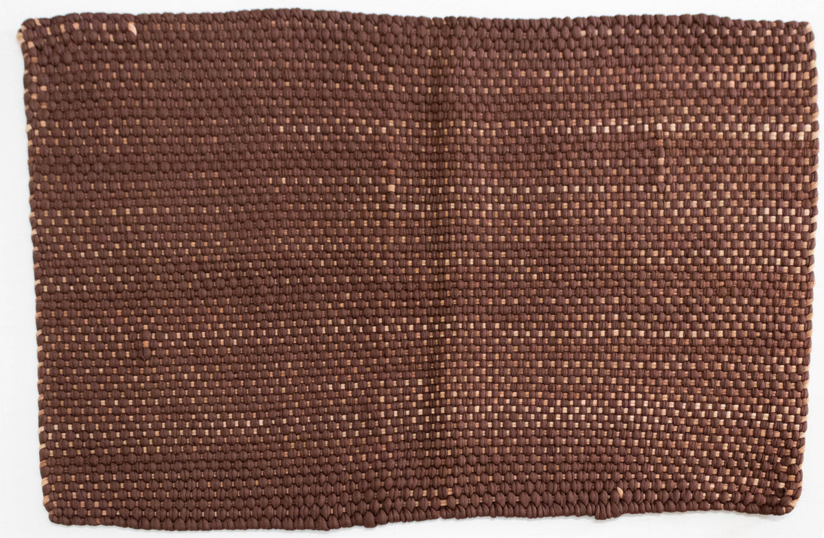 Eco-Friendly Deep Chestnut & Cream Mat