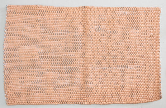 Eco-Friendly Soft Apricot & Slate Mat