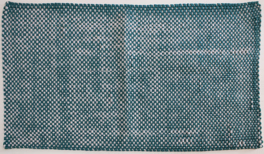 Eco-Friendly Ocean Teal & Off-White Mat